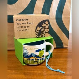 NWT Starbucks Kazakhstan Been There Series Ornament Mug. Collectible! 2oz